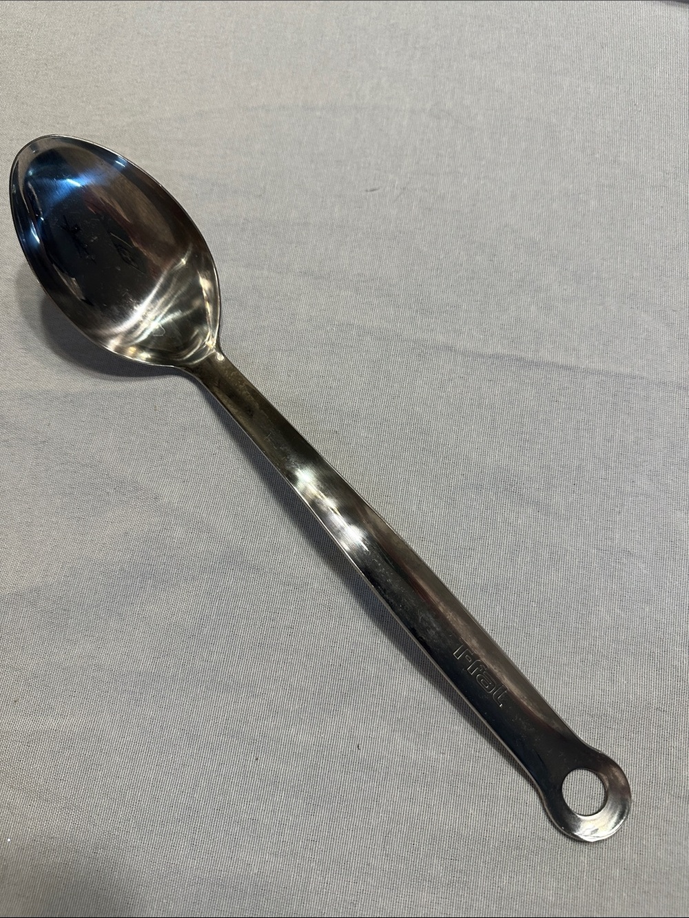 T-fal Polished Stainless Steel Serving Spoon